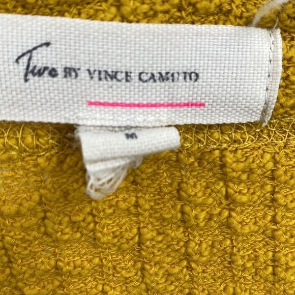 Two By Vince Camuto Goldenrod Cardigan Sweater Medium - Picture 9 of 10